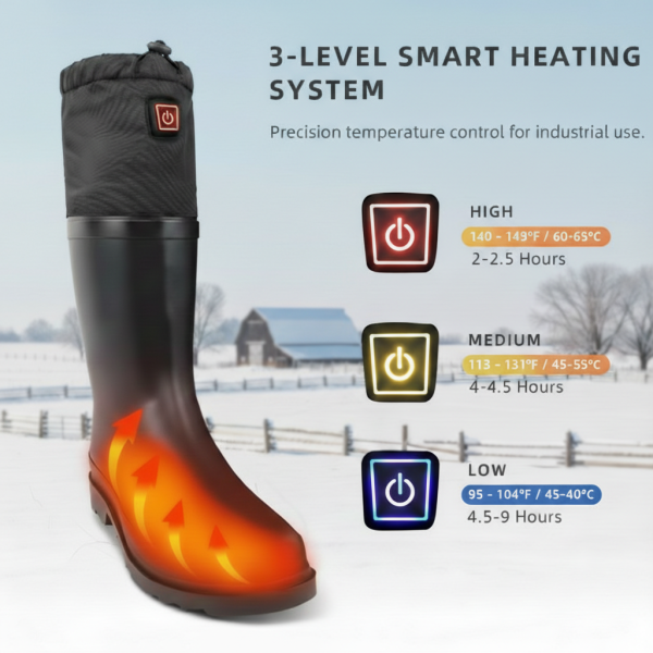 JHB01 3-Level Smart Heating System - 65C 55C 45C Temperature Performance