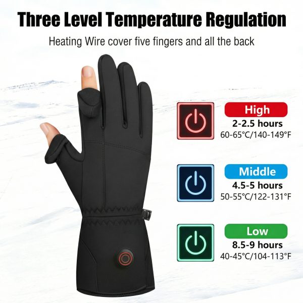 JHG27 Dual-Sided Heating Technical Specs - 3 Level Regulation - Palm and Back Warmth