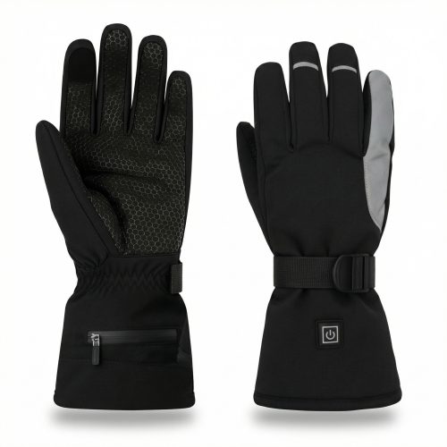 JHG11 Wholesale Reflective Heated Gloves - High-Visibility Design Factory Source