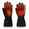 JHG11 Reflective Heated Gloves Heating Map - Full Finger and Back Thermal Coverage