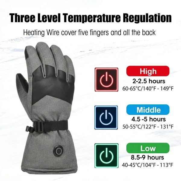 JHG14 Intelligent Temperature Regulation - 3 Heat Levels and Battery Duration