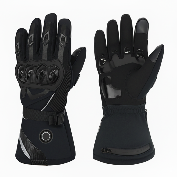 JHG23 Professional Tactical Heated Gloves - Protective Armor and Non-slip Palm
