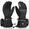 JHG28 Heavy-Duty Heated Gloves - Anti-Slip Honeycomb Palm and Adjustable Wrist Buckle