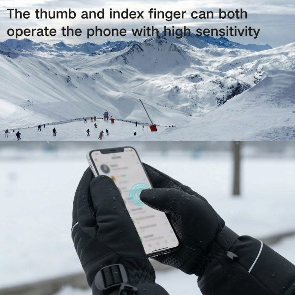 JHG28 High Sensitivity Touchscreen Heated Gloves - Effortless Phone Control in Extreme Cold