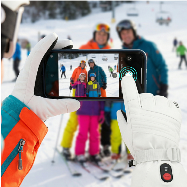 JHG33 Alpine Skiing Performance - Professional Touchscreen Heated Gloves