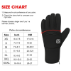 JHG36 Heated Gloves Size Chart - Global Fit XS to XXXL