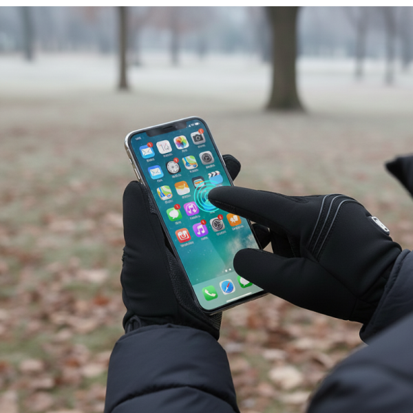 JHG36 Touchscreen Heated Gloves - Precise Digital Interaction in Cold Weather