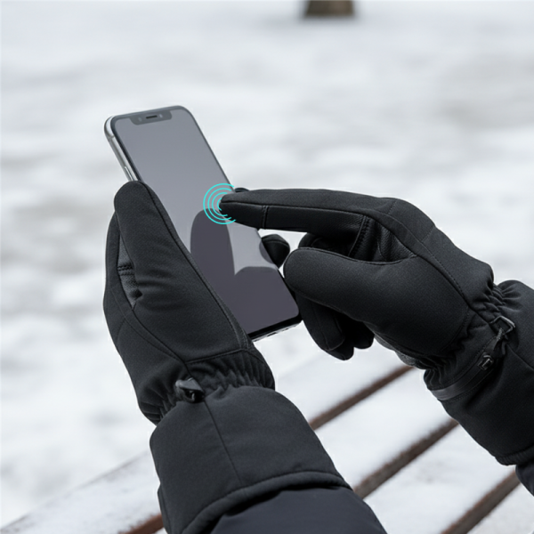 JHG38 Touchscreen Heated Gloves - Precise Smartphone Operation in Winter