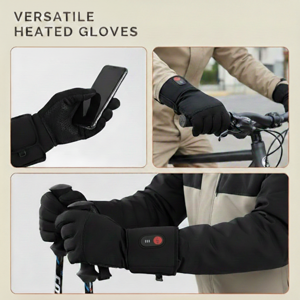 JHG40 Versatile Heated Gloves - Ideal for Cycling Skiing and Everyday Outdoor Use