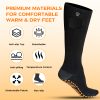 JHS04 Heated Socks Features - Breathable Fabric and Anti-slip Sole