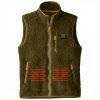 JHV01 Wholesale Sherpa Fleece Heated Vest - Source Factory - 3 Zone Heating