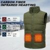 JHV04 Technical Specs - Stand Collar Heated Vest 3 Heat Levels 70C 60C 50C