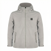 JHV14 Wholesale 7.4V Hooded Heated Jacket - Professional Waterproof Grey Shell