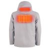 JHV14 Heated Jacket Back View - Upper Back and Neck Thermal Area - rofessional Winter Gear