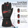 JHG42 heated gloves with 3 level temperature control system