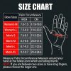 JHG43 heated gloves size chart measurement guide