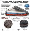 JHB02 heated slipper internal design and heating system infographic