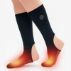 Anatomic underfoot heating zone of JHS06 thin heated socks powered by J-CORE technology.