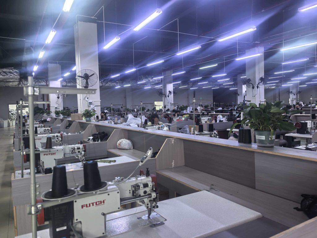 Garment sewing workshop for heated clothing and wearable heating system manufacturing