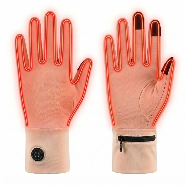 JONE JHG47 heated gloves showing heating performance in cold environment