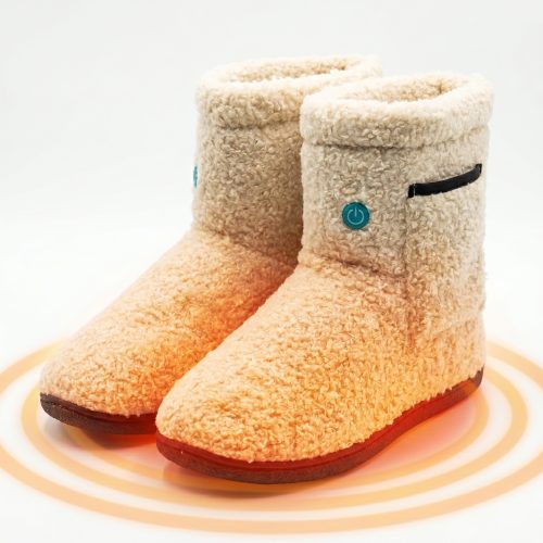JONE JHB03 Heated Slippers Showing Full-Foot Heating Effect
