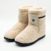 JONE JHB03 Rechargeable Heated Slippers in Teddy Fleece, Front View