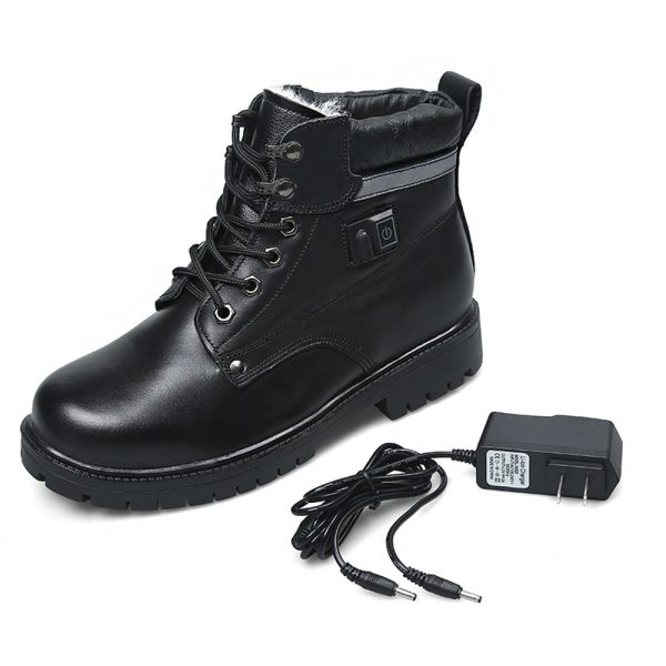 JHB06 heated boot with included dual DC wall charger and charging cables